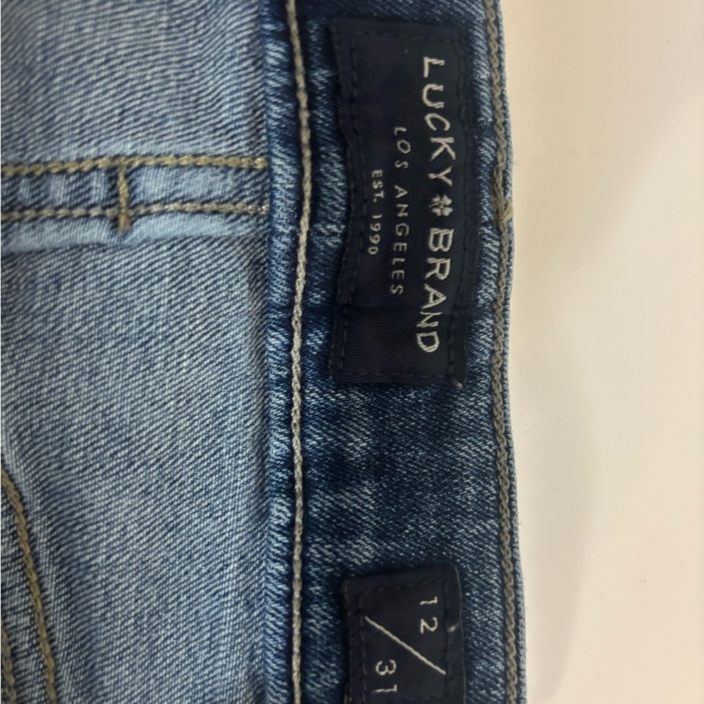 Lucky Brand Women's Straight Leg Blue Jeans - Picture 3 of 4